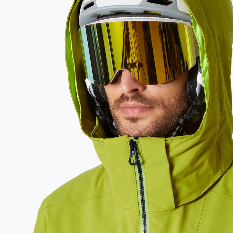 Herren-Skijacke Helly Hansen Alpha 4.0 helles Moos 3