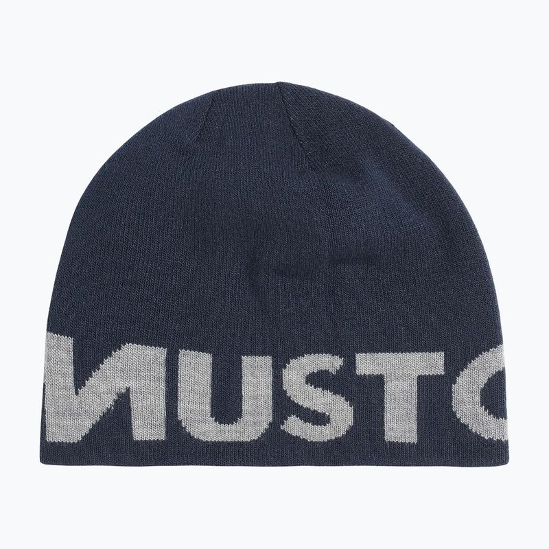 Mütze Cap Musto Reversible Beanie grey melange/ navy 2