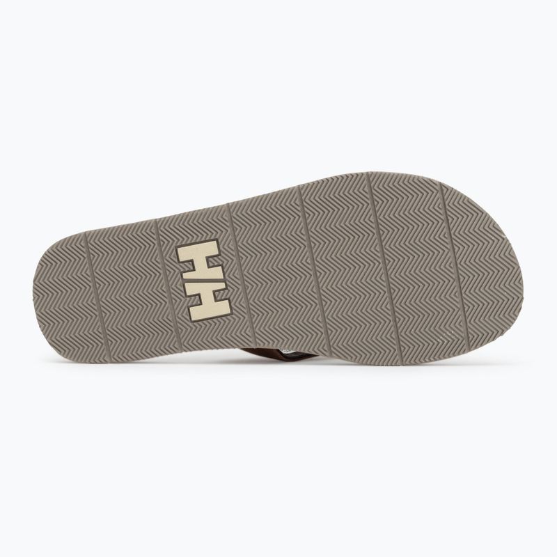 Flip-Flops Herren Helly Hansen Seasand 2 Leather Sandals espresso / fallen rock / c 4