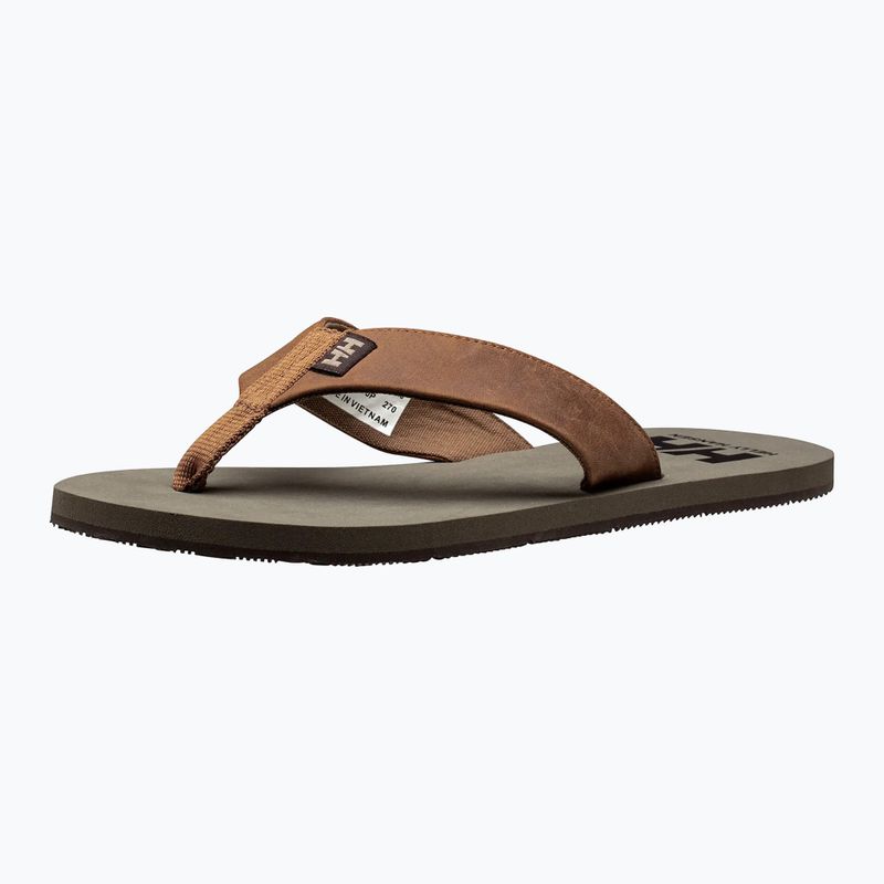 Herren Helly Hansen Seasand 2 Leder Sandalen Honig Weizen Flip Flops