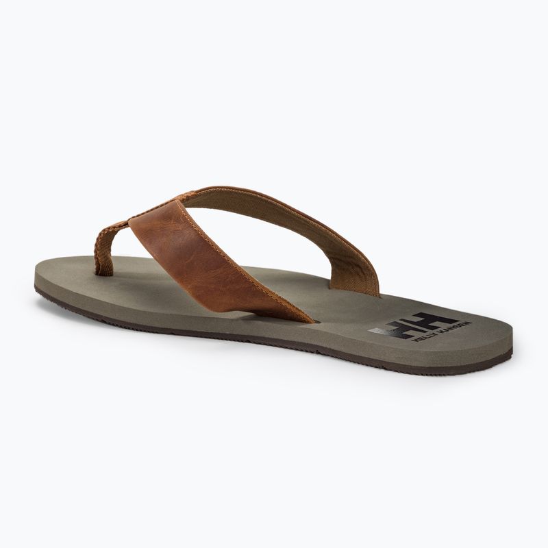 Herren Helly Hansen Seasand 2 Leder Sandalen Honig Weizen Flip Flops