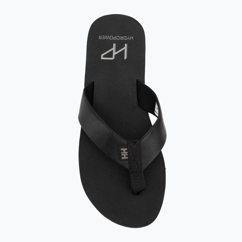 Flip-Flops Herren Helly Hansen Seasand 2 Leather Sandals black / fallen rock 5