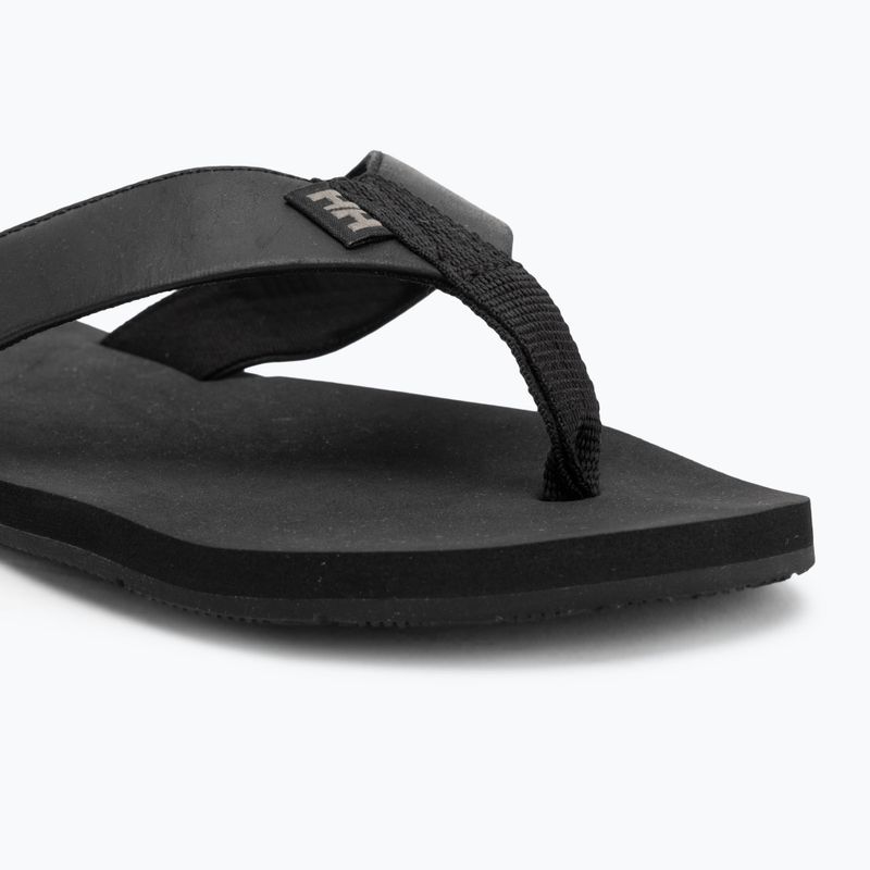 Flip-Flops Herren Helly Hansen Seasand 2 Leather Sandals black / fallen rock 7