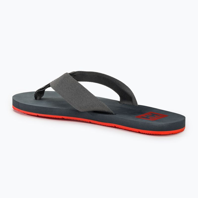 Flip-Flops Herren Helly Hansen Logo Sandals 2 ebony/cherry tomato 3