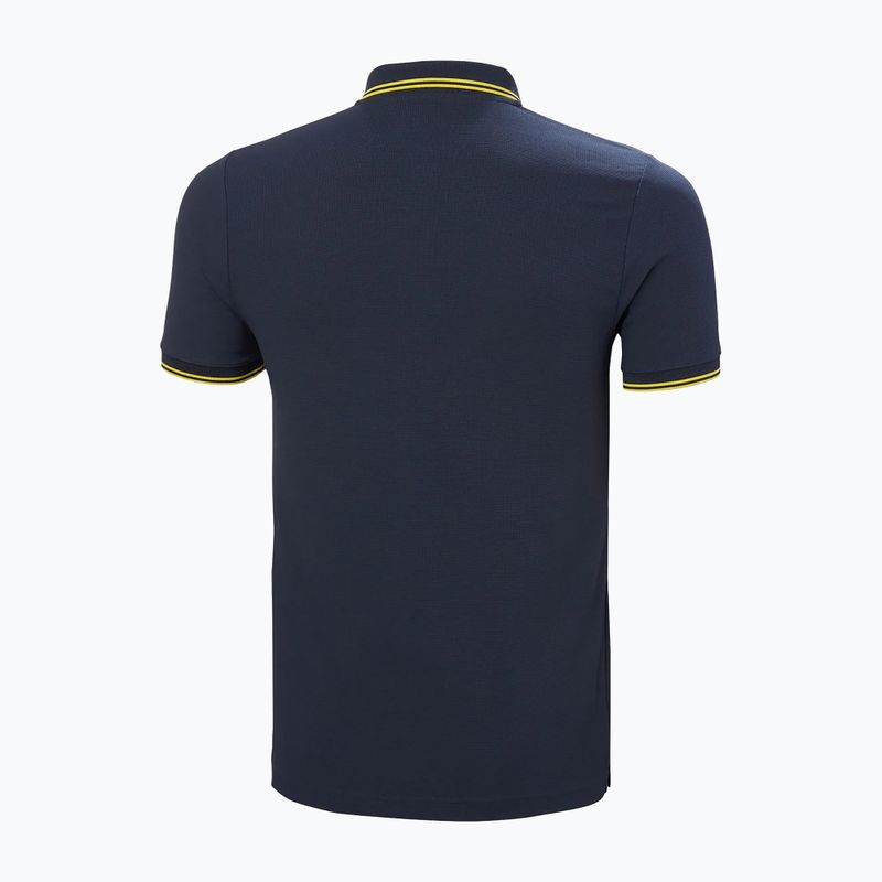 Herren Helly Hansen Kos Polo Shirt navy/gold rush 6