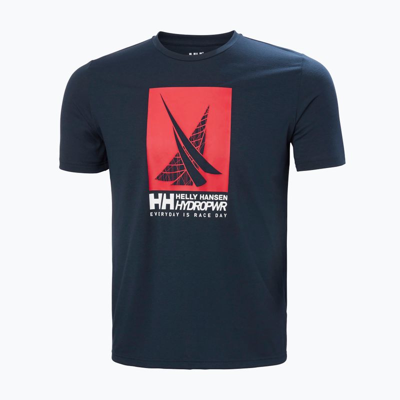 Herren Helly Hansen HP Race T-shirt Grafik navy 5