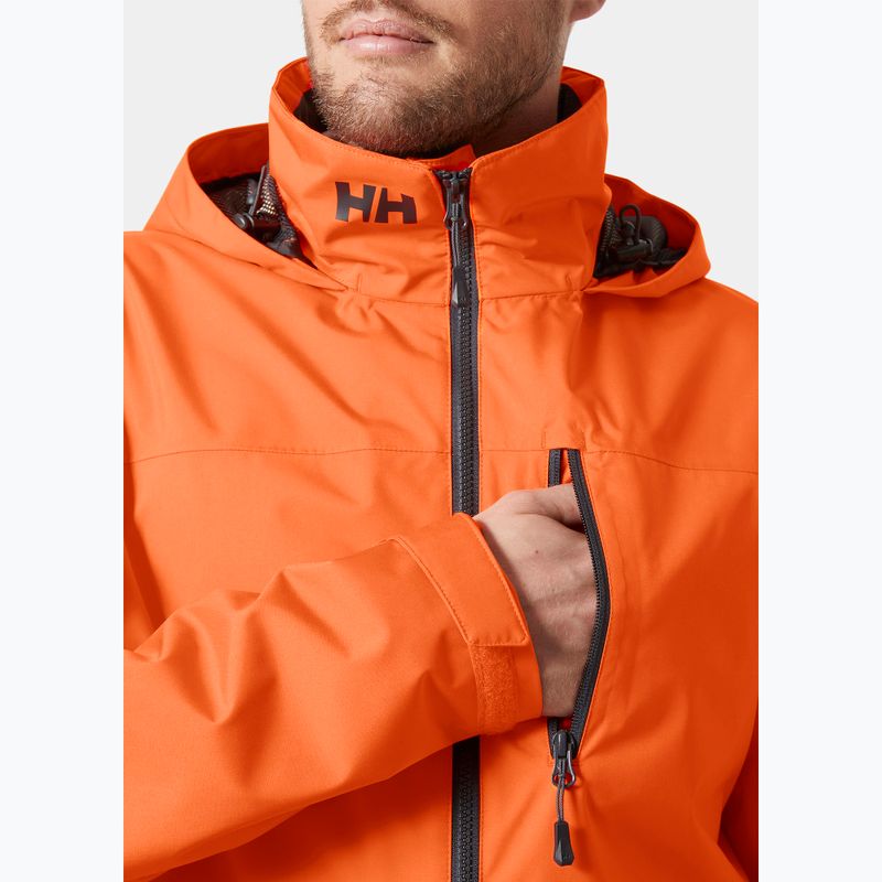 Segeljacke Herren Helly Hansen Crew Hooded 2.0 flame 5