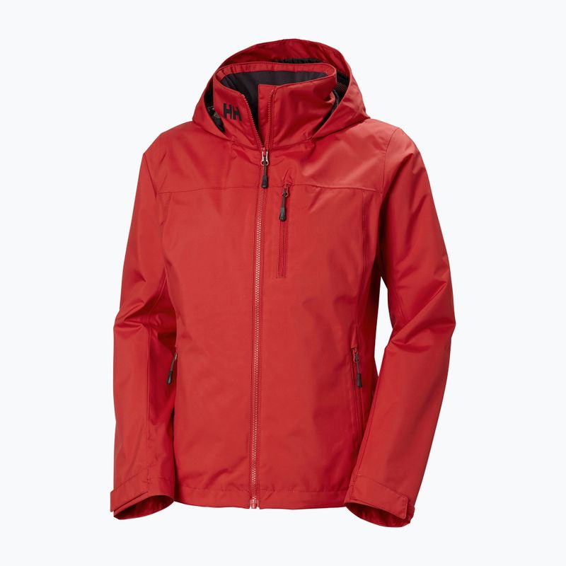 Damen-Seglerjacke Helly Hansen Crew Hooded Midlayer 2.0 red