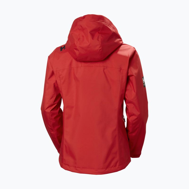 Damen-Seglerjacke Helly Hansen Crew Hooded Midlayer 2.0 red 2
