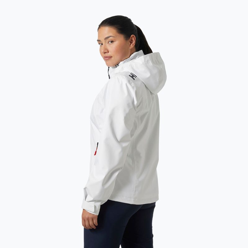 Damen Segeljacke Helly Hansen Crew Hooded 2.0 weiß 2