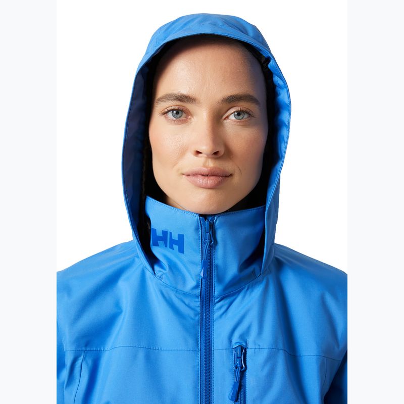 Damen Segeljacke Helly Hansen Crew Hooded 2.0 ultra blau 3