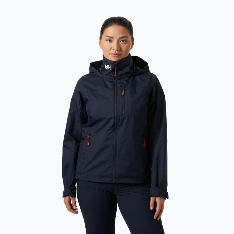 Damen Segeljacke Helly Hansen Crew Hooded 2.0 navy