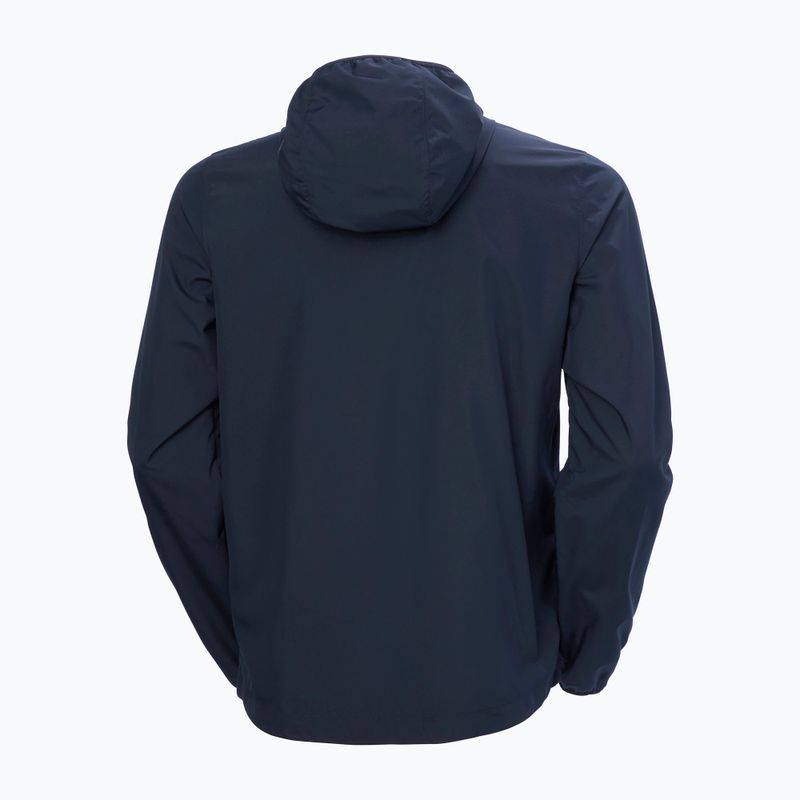 Herren Segeljacke Helly Hansen Salt Striped Windbreaker navy 6