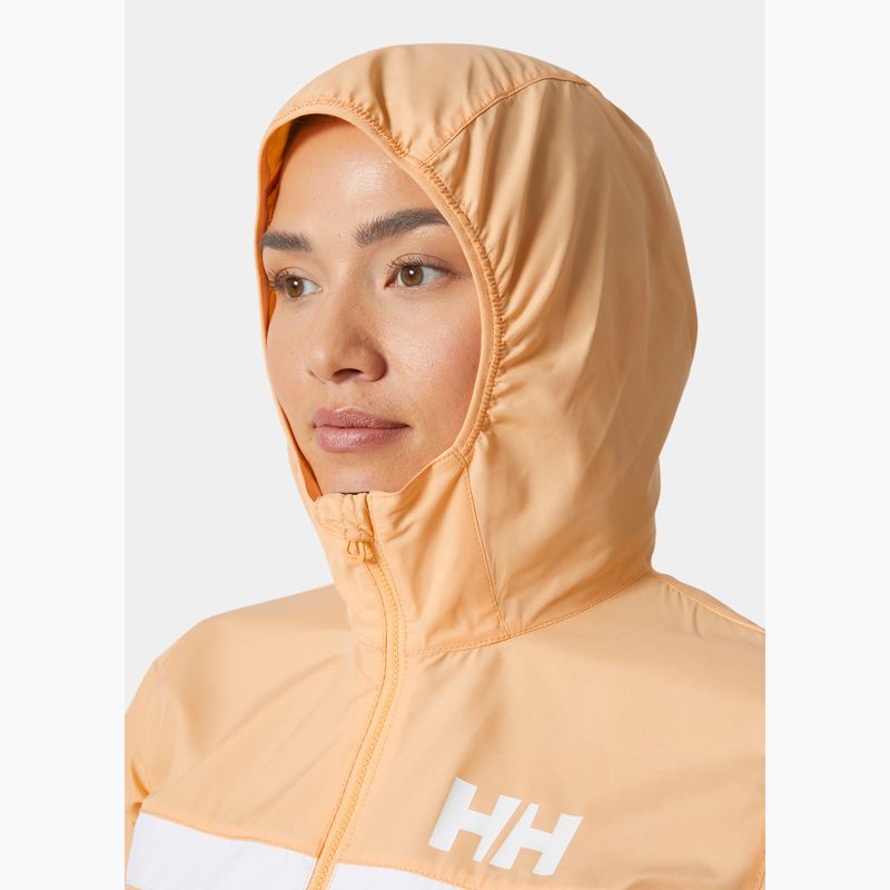 Helly Hansen Damen Segeljacke Salt Stripe Windbreaker miami peach 3