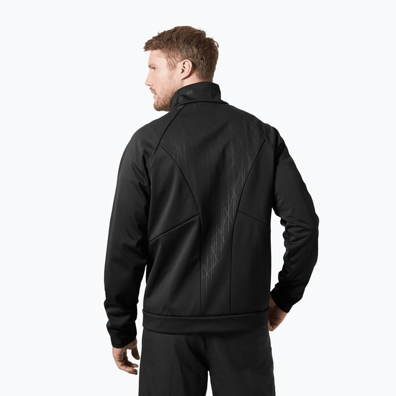 Herren Segel-Fleecejacke Helly Hansen Hp Windproof Fleece 2.0 ebony 2