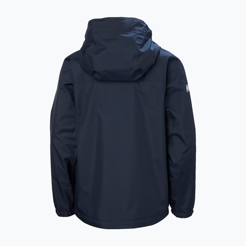 Kinder Segeljacke Helly Hansen Crew Hooded JR navy 2