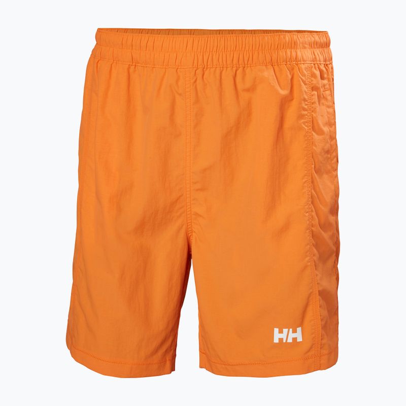 Herren Helly Hansen Calshot Trunk Badeshorts Mohnorange 5