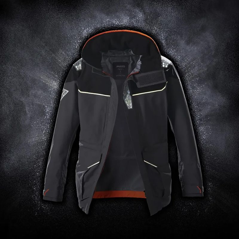 Musto BR3 Pertex Offshore Herren Segeljacke anthrazit 14