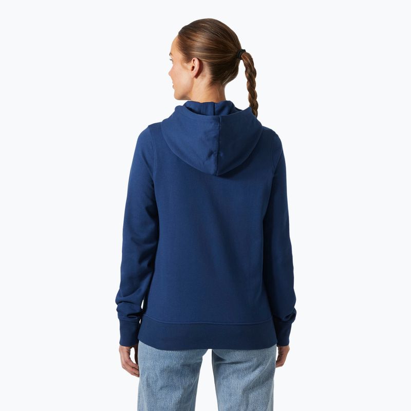 Frauen Helly Hansen Nord Grafik Pullover Hoodie Ozean 2