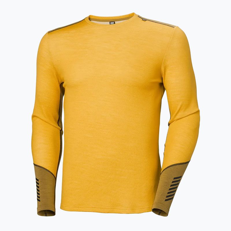 Herren Helly Hansen Lifa Merino Midweight Crew Thermo-Longsleeve golden glow 5