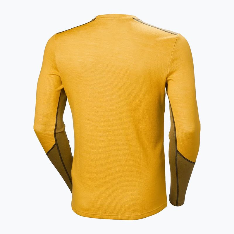 Herren Helly Hansen Lifa Merino Midweight Crew Thermo-Longsleeve golden glow 6