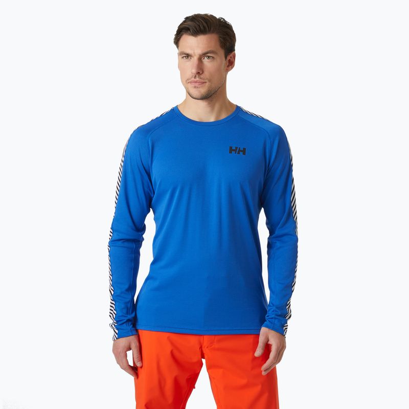 Herren Helly Hansen Lifa Active Stripe Crew Thermo-Langarmshirt kobalt 2.0 2