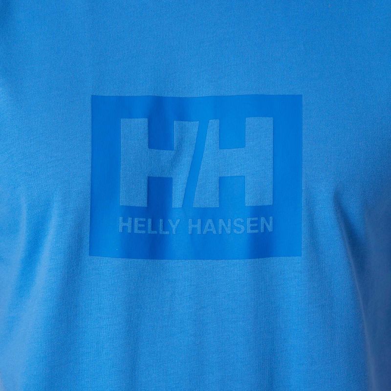 Herren Helly Hansen HH Box ultra blaues T-shirt 5