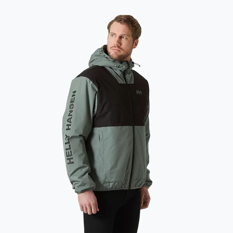 Herren Helly Hansen Ervik Ins Regenjacke grau Kaktus