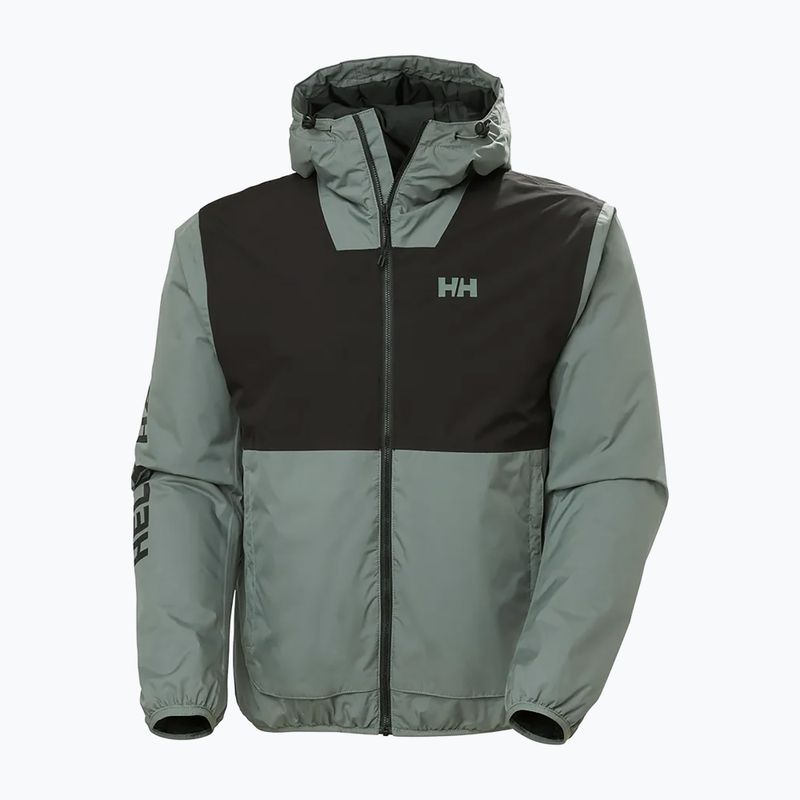 Herren Helly Hansen Ervik Ins Regenjacke grau Kaktus 5