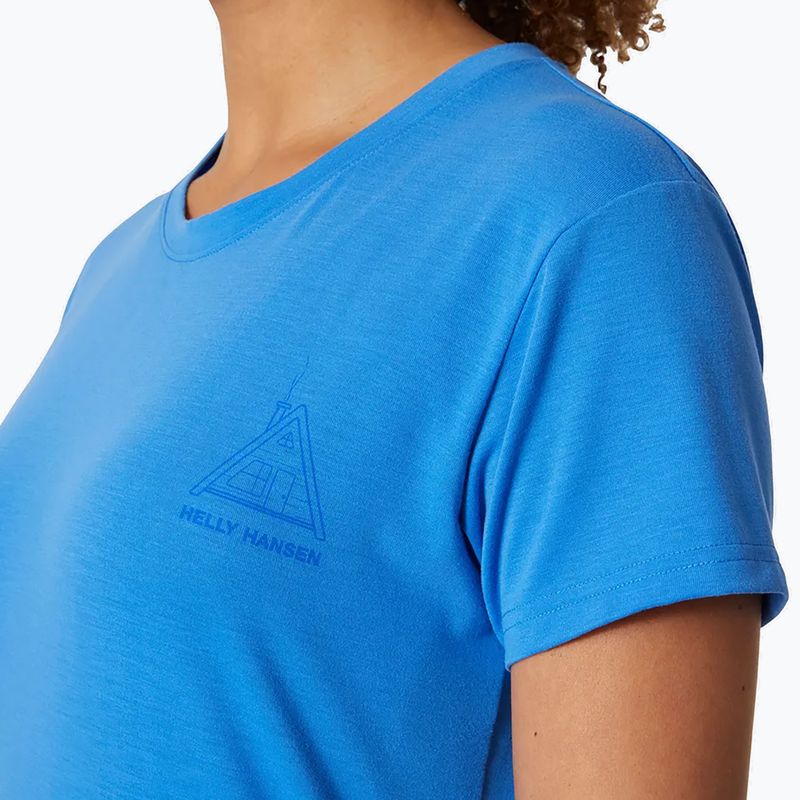 Helly Hansen Damen-T-Shirt Skog Recycled Graphic ultra blau 3