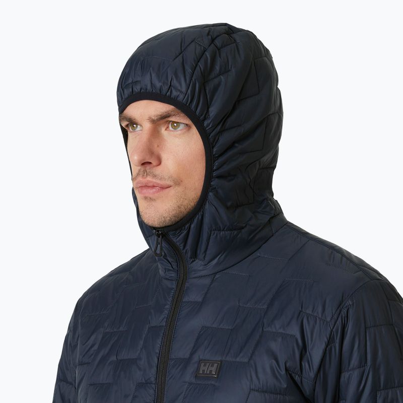 Herren Helly Hansen Lifaloft Hooded Insulator Hybridjacke navy 3