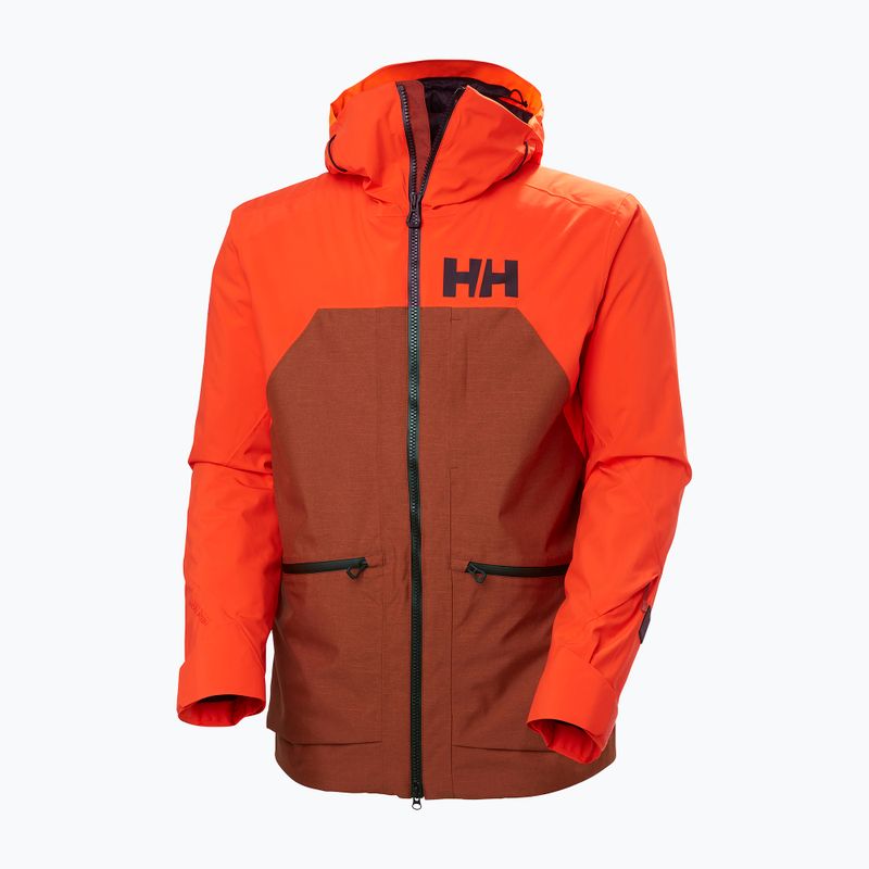 Herren Helly Hansen Straightline Lifaloft 2.0 Eisenoxid Skijacke 10