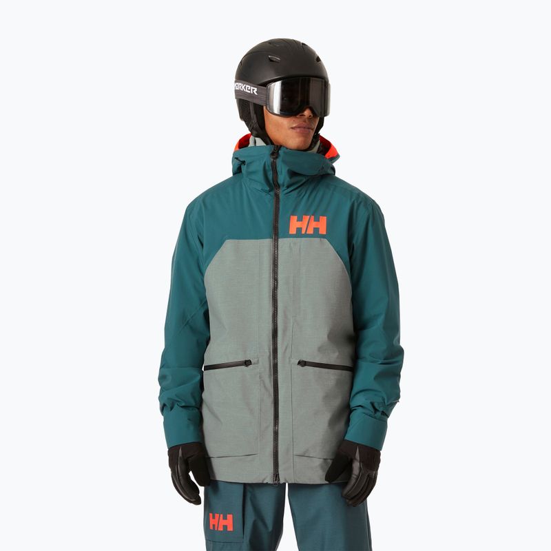 Herren Helly Hansen Straightline Lifaloft 2.0 Skijacke dark creek