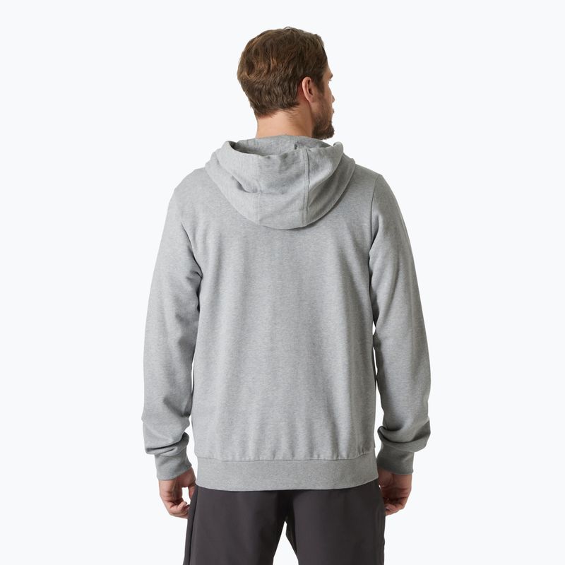 Herren Helly Hansen HH Logo Full Zip Hoodie 2.0 grau/ melange 2