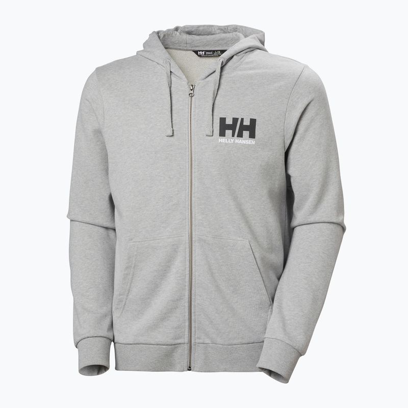 Herren Helly Hansen HH Logo Full Zip Hoodie 2.0 grau/ melange 5