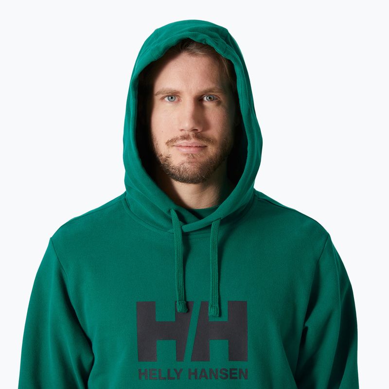 Herren Helly Hansen HH Logo Hoodie 2.0 Smaragd 3