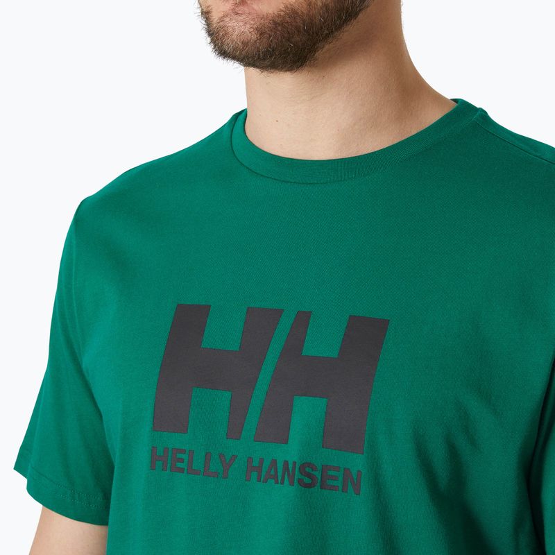 Herren Helly Hansen Logo 2.0 T-shirt smaragdgrün 3