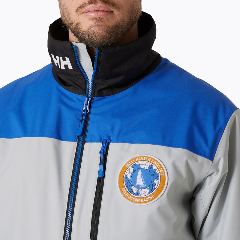 Helly Hansen Herren Segeljacke Arctic Ocean Crew Midlayer grauer Nebel 3