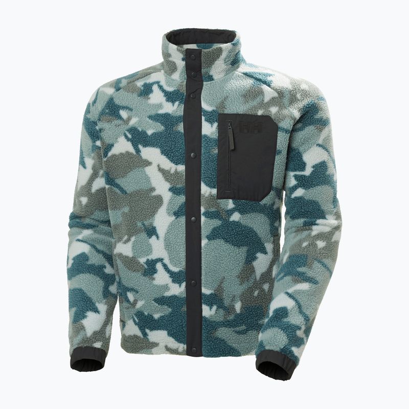 Sweatshrit Hoodie Herren Helly Hansen Panorama Pile Snap dark creek woodland camo 5