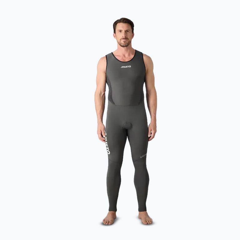 Herren Schwimm-Neoprenanzug Musto Flexlite Dynamic 2 mm Long John dark grey 5