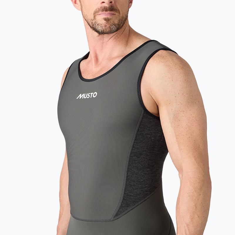 Herren Schwimm-Neoprenanzug Musto Flexlite Dynamic 2 mm Long John dark grey 9