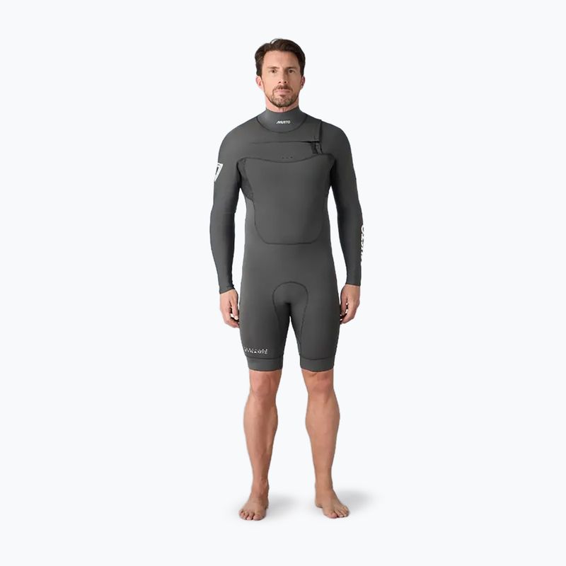 Herren Schwimm-Neoprenanzug Musto Flexlite Dynamic 3/2 mm Shorty dark grey 4