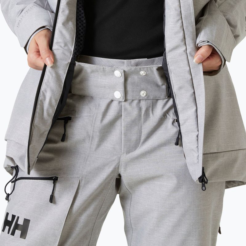 Damen-Skijacke Helly Hansen Powderqueen 3.0 grau/melange 6