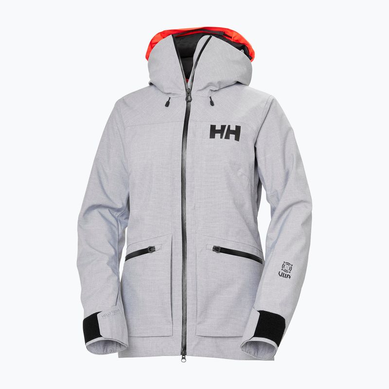 Damen-Skijacke Helly Hansen Powderqueen 3.0 grau/melange 9