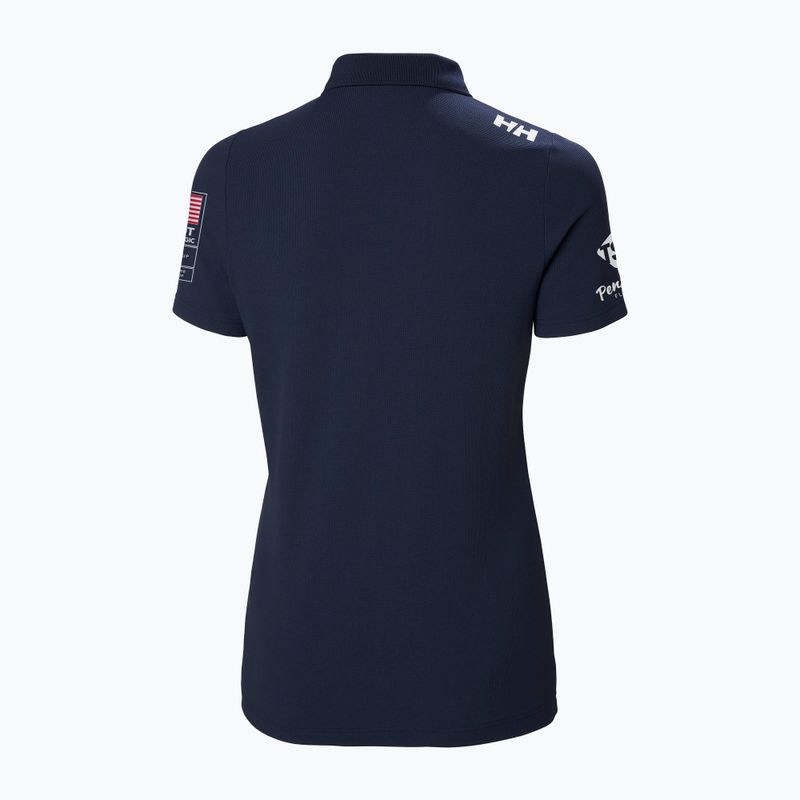 Damen-Poloshirt Helly Hansen Crew Tech Polo navy 2