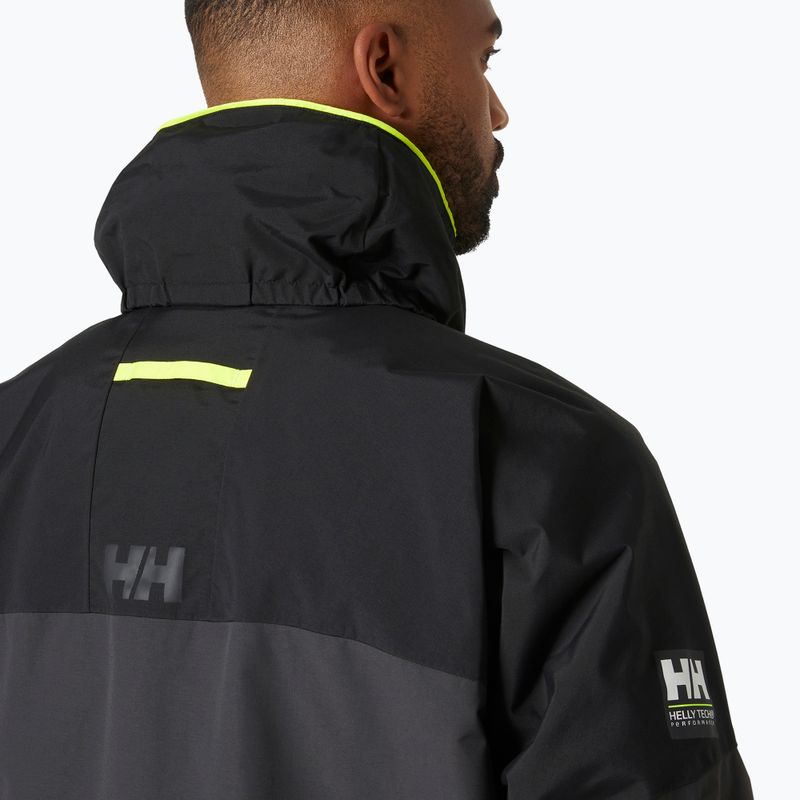 Helly Hansen Pier 4.0 Herren Regenjacke Ebenholz 4