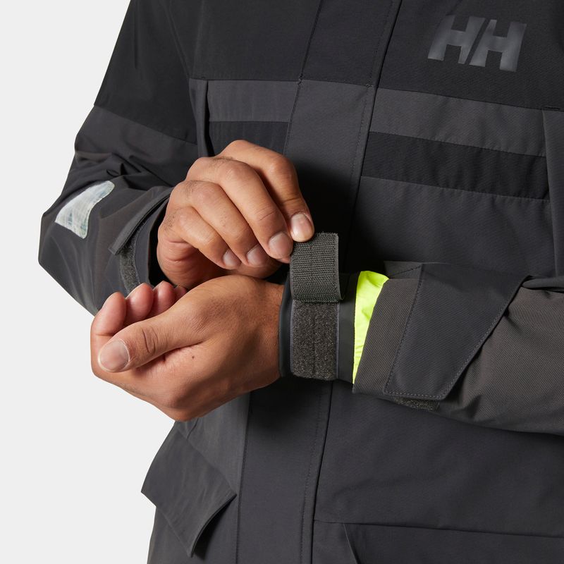 Helly Hansen Pier 4.0 Herren Regenjacke Ebenholz 7