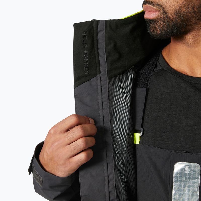 Helly Hansen Pier 4.0 Herren Regenjacke Ebenholz 9