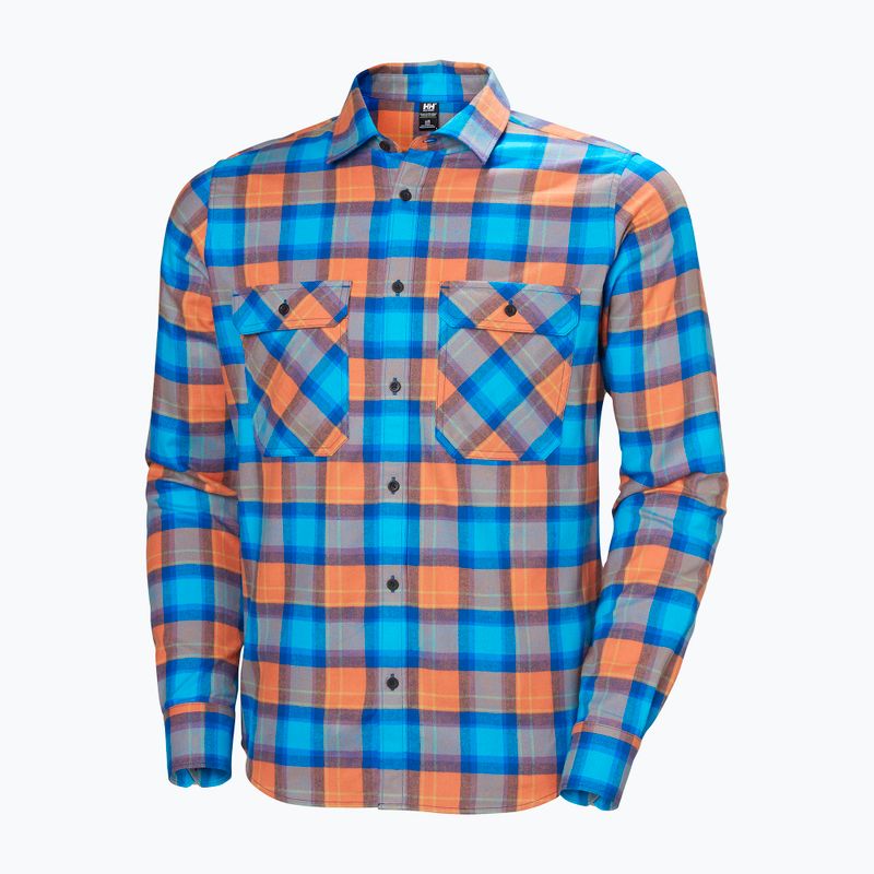 Hemd Herren Helly Hansen Lokka Organic Flannel bonfire fjell plaid 5