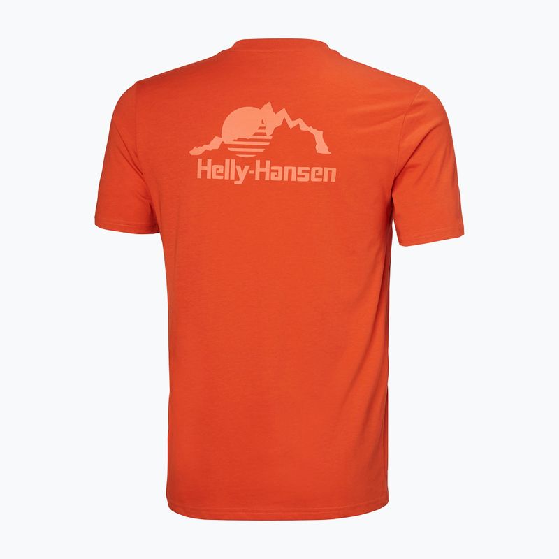 Shirt Herren Helly Hansen Nord Graphic patrol orange 5
